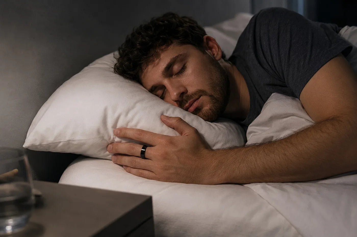 Geep Ring worn comfortably while sleeping