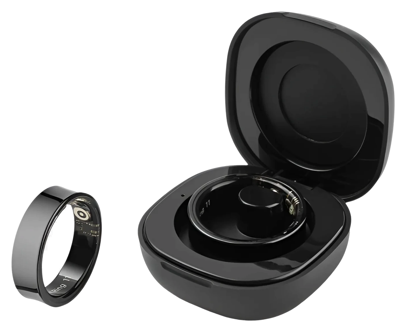 Geep Ring with its charging case